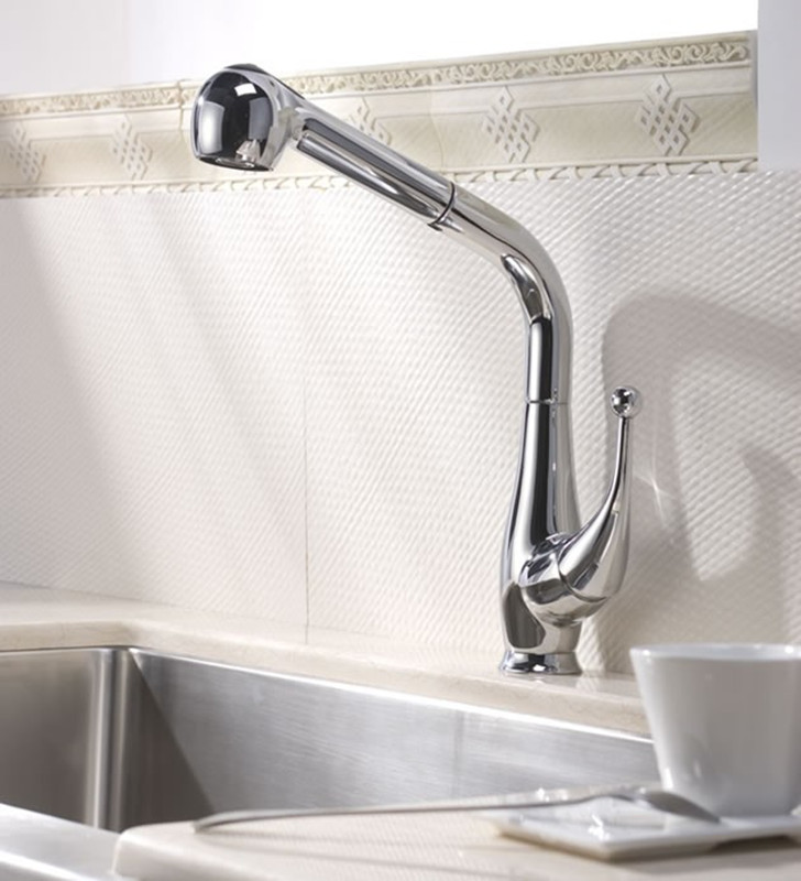 4-Hole Tub Filler with Personal Handshower and Cross Handles