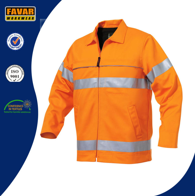 Lightweight Hi-Vis Summer or Autumn Work Jacket