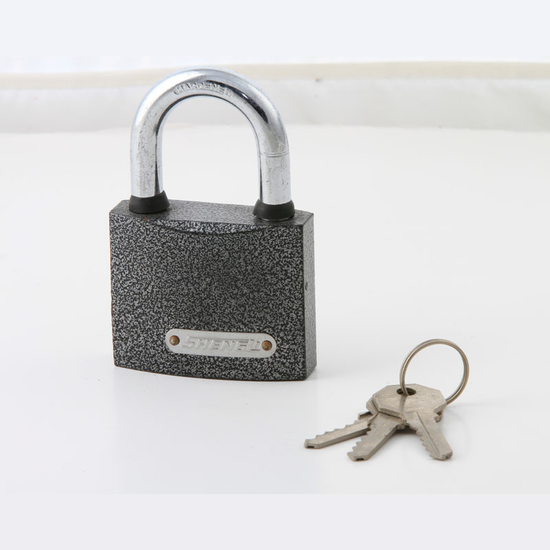 MID Heavy Duty Painted Plastic Padlock with Brass Cylinder