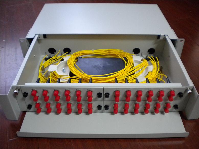 2u Fiber Optic Patch Panel- FC 48 Ports Slidable Rail