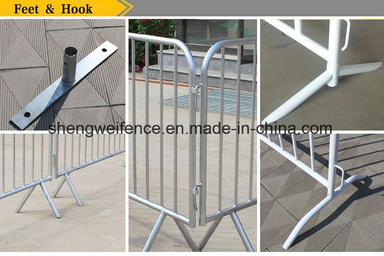 Events Crowd Control Barrier Galvanized Road Safety Barrier