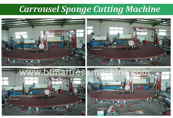 Automatic Carrousel Foam Cutting Machine