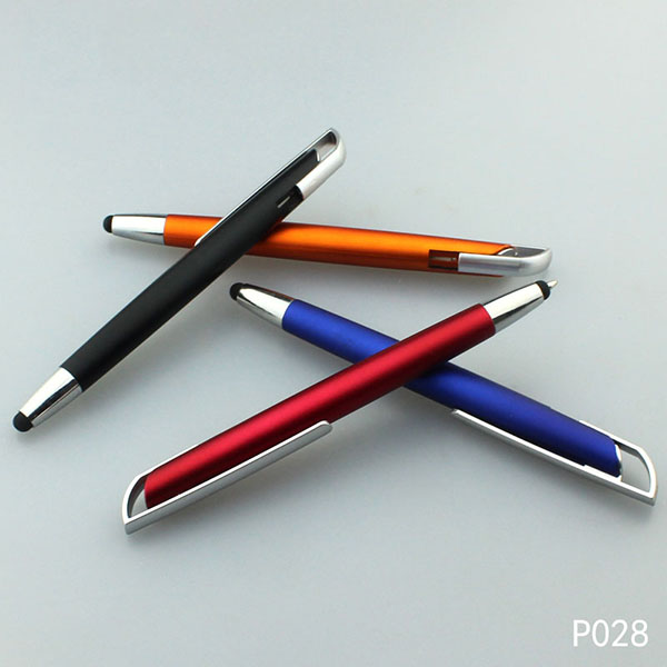 High Quality Stylus Plastic Ball Pen Company Logo Design Pen