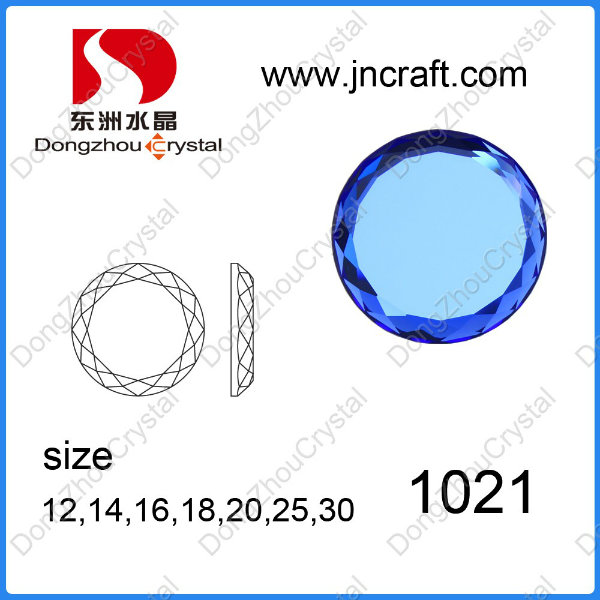 Decorative Flat Back Glass Stone for Garment Accessories