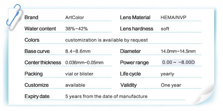 White Sharingan Contact Lens