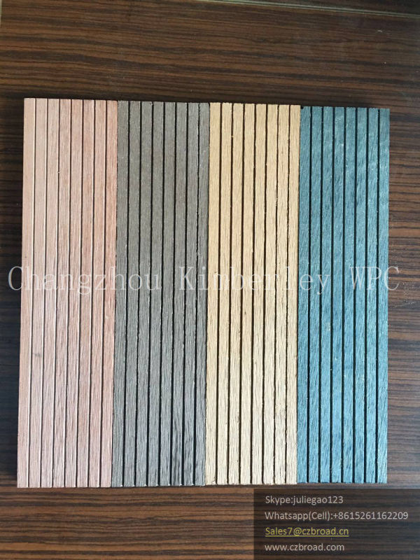 WPC Wood Grain DIY Floor/Laminated Decking Floor