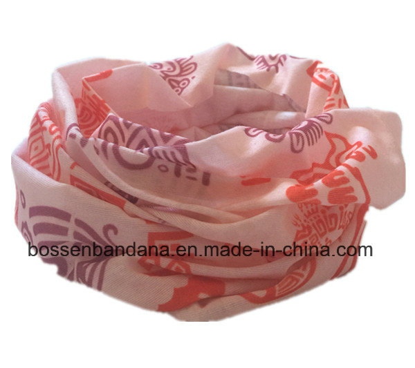 Factory Produce Customized Logo Printed Sports Polyester Neck Tubular Headwear Scarf