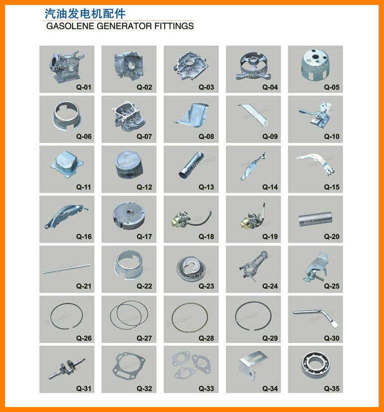 168f Gasoline Generator Spare Parts