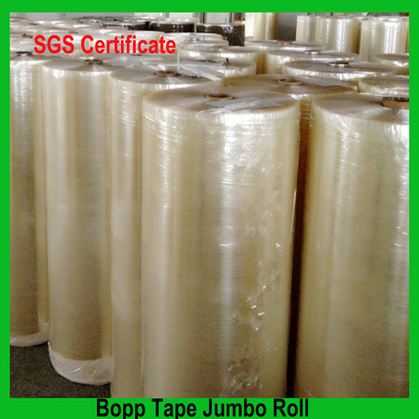 40mic Transparent BOPP Tape Jumbo Roll, OPP Tape Roll