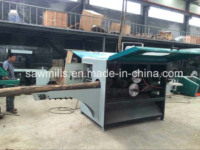 Wood Cutting Circular Sawmill Multi Rip Saw Machine