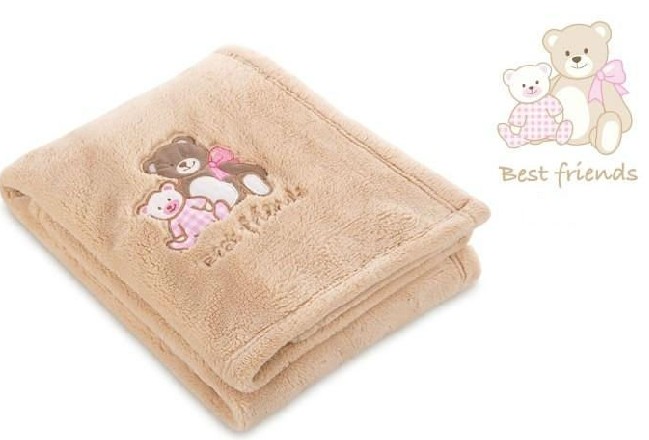 Embroidery Fleece Blanket for Baby