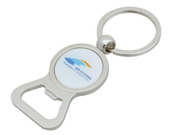 Metal Blank Keyring, Key Chain with Bottle Opener (GZHY-KA-063)