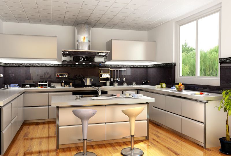 European Modern Liner Style Kitchen Cabinets & Kitchen Furniture