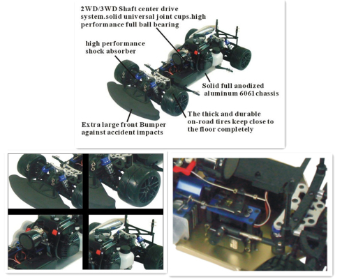 Gas RC Car 1/5 Gasoline Powered RC Racing Car