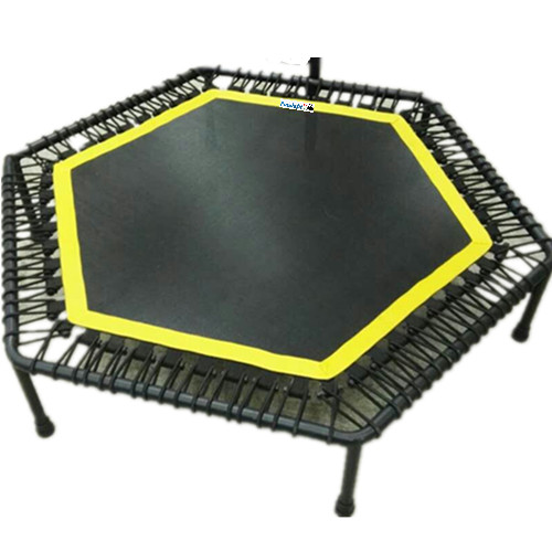 Jumping Gym Club Hexagon Trampoline Equipment with Handle