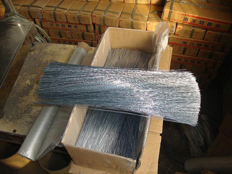 Black or Galvanized Cut Wire, Length Can Be 1m for Binding