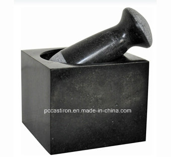 Round Marble Mortars and Pestles