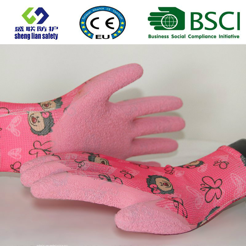 Latex Coated Labor Garden Safety Work Gloves
