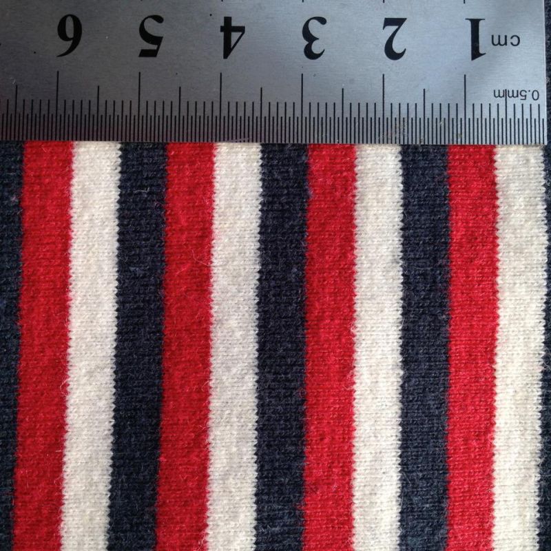 Hemp/Cotton Yarn Dyed Colorful Stripe Jersey