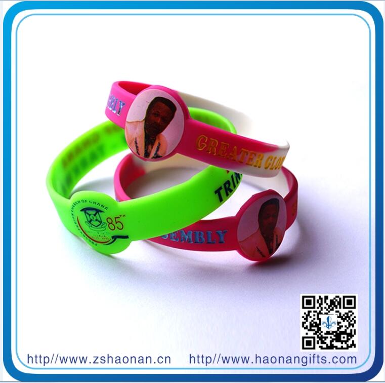 Custom Logo Printed RFID Silicone Wristbands