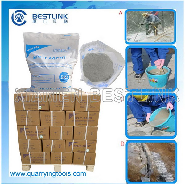 Soundlesss Stone Cracking Mortar for Stone&Concrete