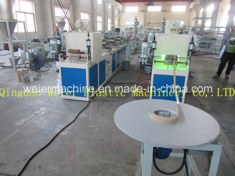 PVC Single Edge Banding Extrusion Machine with Three Color Printer