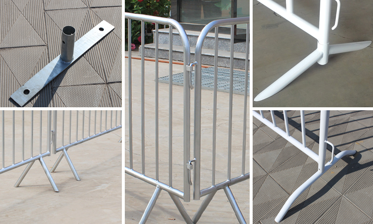 City Road Portable Steel Crowd Control Barrier