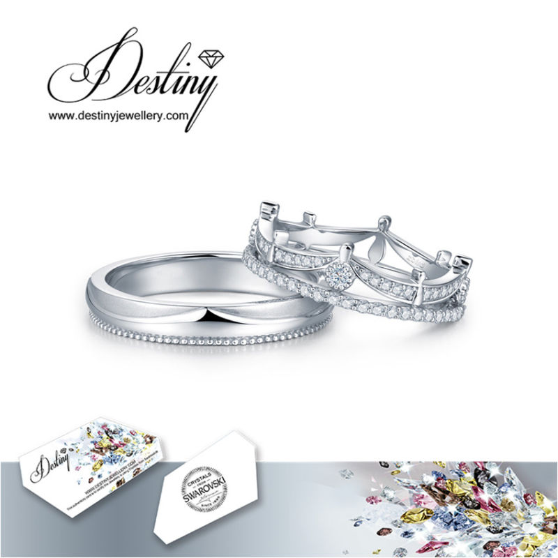 Destiny Jewellery Crystal From Swarovski Ring Imperial Crown Ring