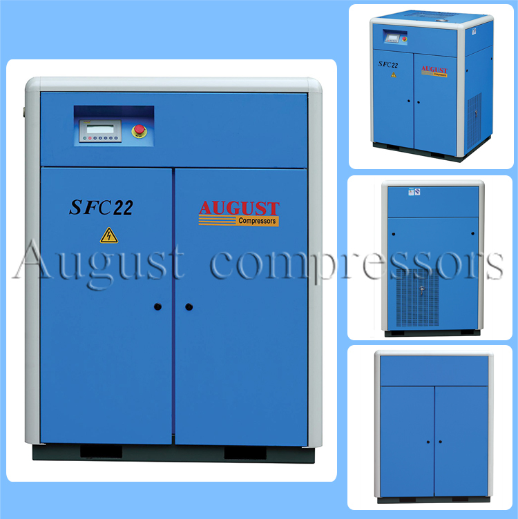 22kw/30HP August Stationary Air Cooled Screw Compressor