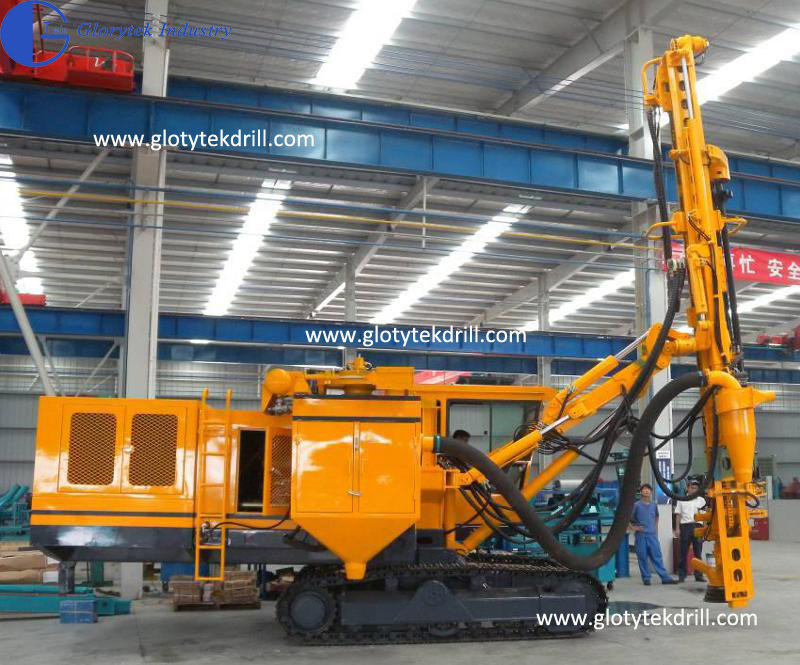 DE120 Air Compressor Built in Rock Drilling Machine