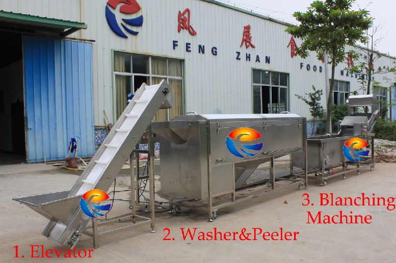 Large Type Spiral Vegetable Washer&Peeler, Potato Washing, Peeling Machine Lxtp-3000