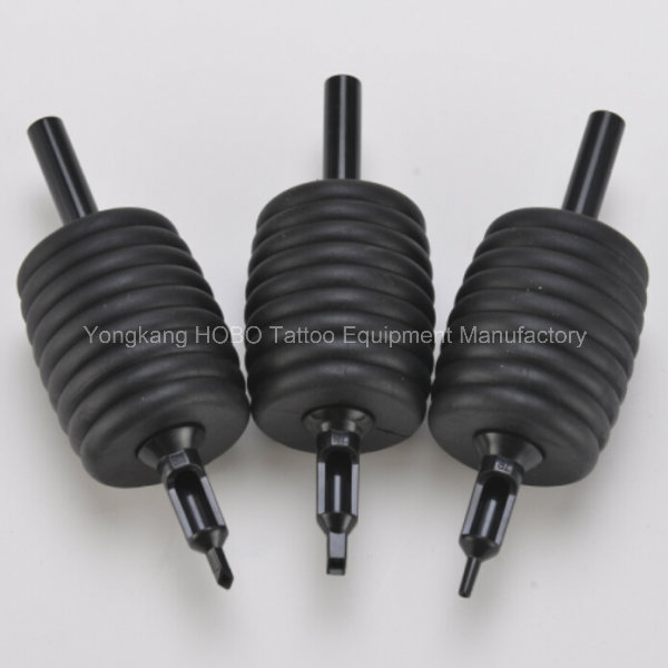 Wholesale All Black Products Style Silicone Rubber Disposable Tattoo Tube