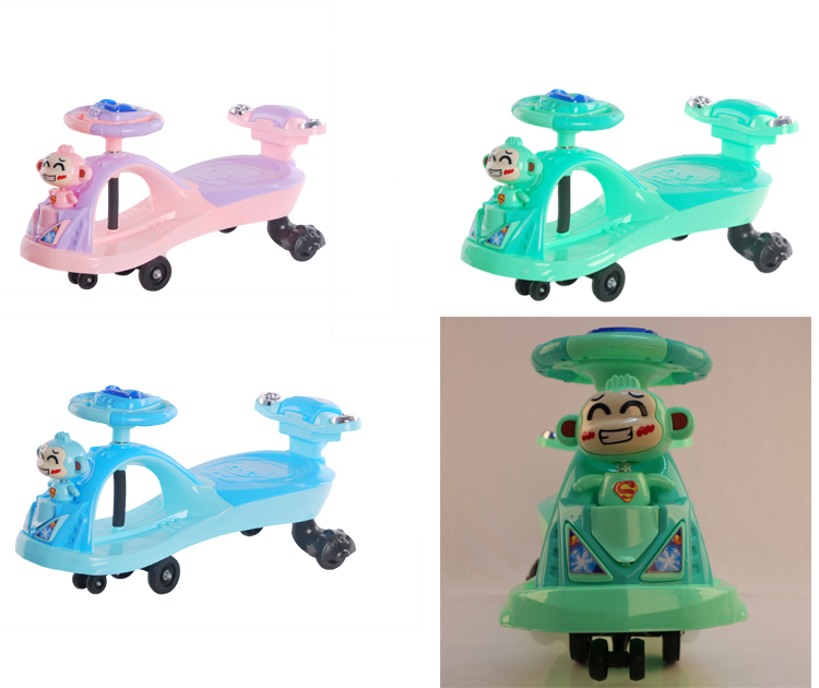 En71 Approved Children Plasma Car Plastic Material with Swivel Wheels for Sale