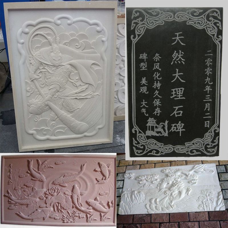 Stone CNC Router for Onyx Jade Carving Relief