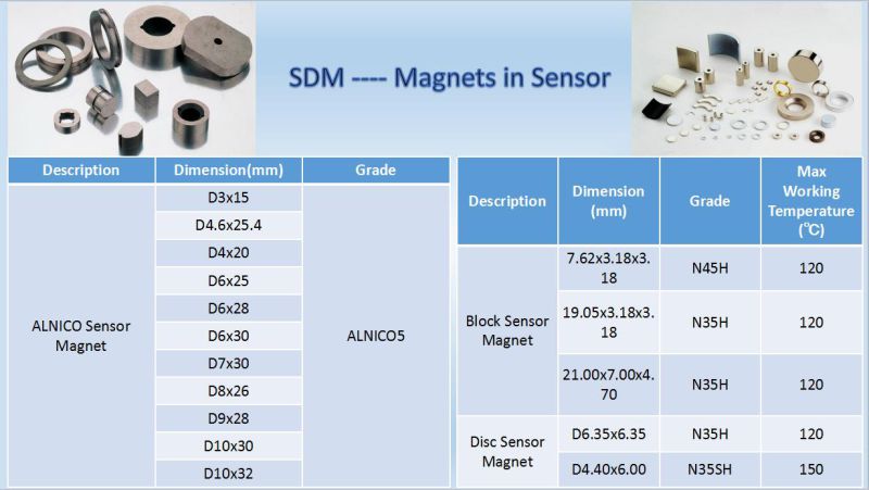 N35sh D4.4X6mm Neodymium Sensor Magnets for Sw