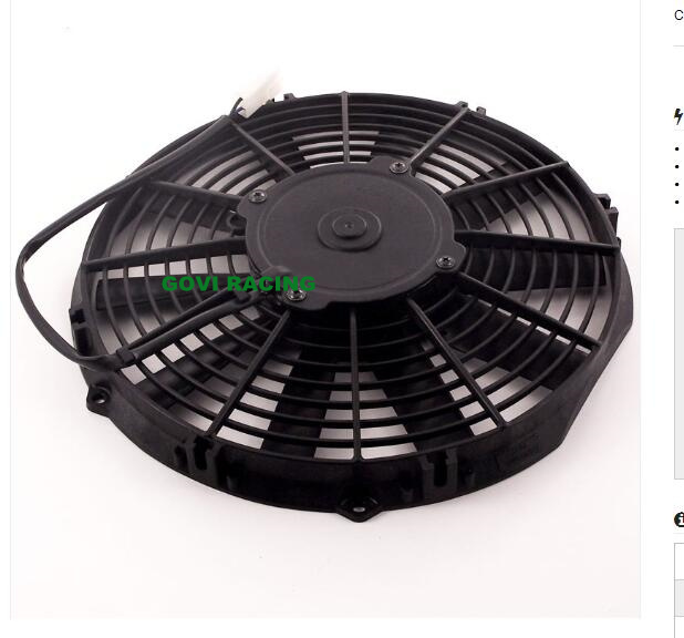 14inch Blue Universal Car Radiator Electric Fan Cooling