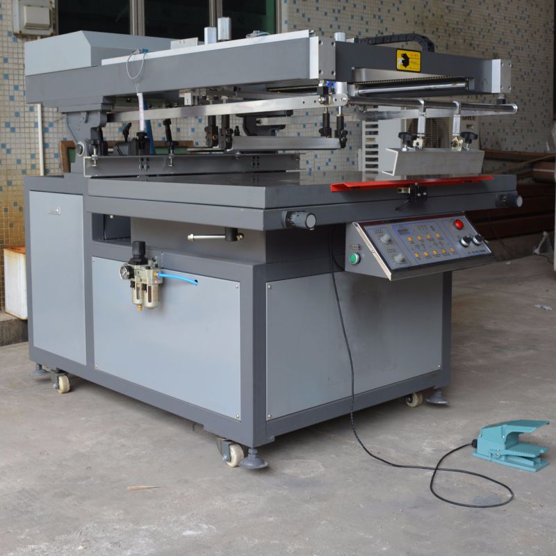 Tmp-90120 Auto Oblique Arm Type Flat Card Paper Screen Printing Machine