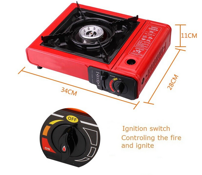 Ce Approved Euro Mini Camping Portable Butane Gas Stove