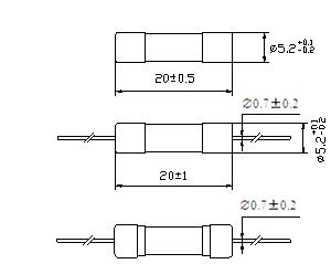 Glass Tube Fuse Fast-Acting 5X20 mm