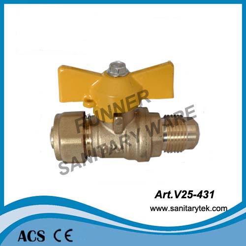 Brass Forged Y Type Gas Ball Valve (V25-006)