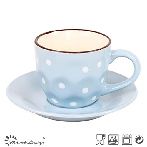 Cheap DOT Design Cup and Saucer