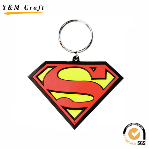 3D Design Personalised Silicon Rubber Key Tags Ym1130