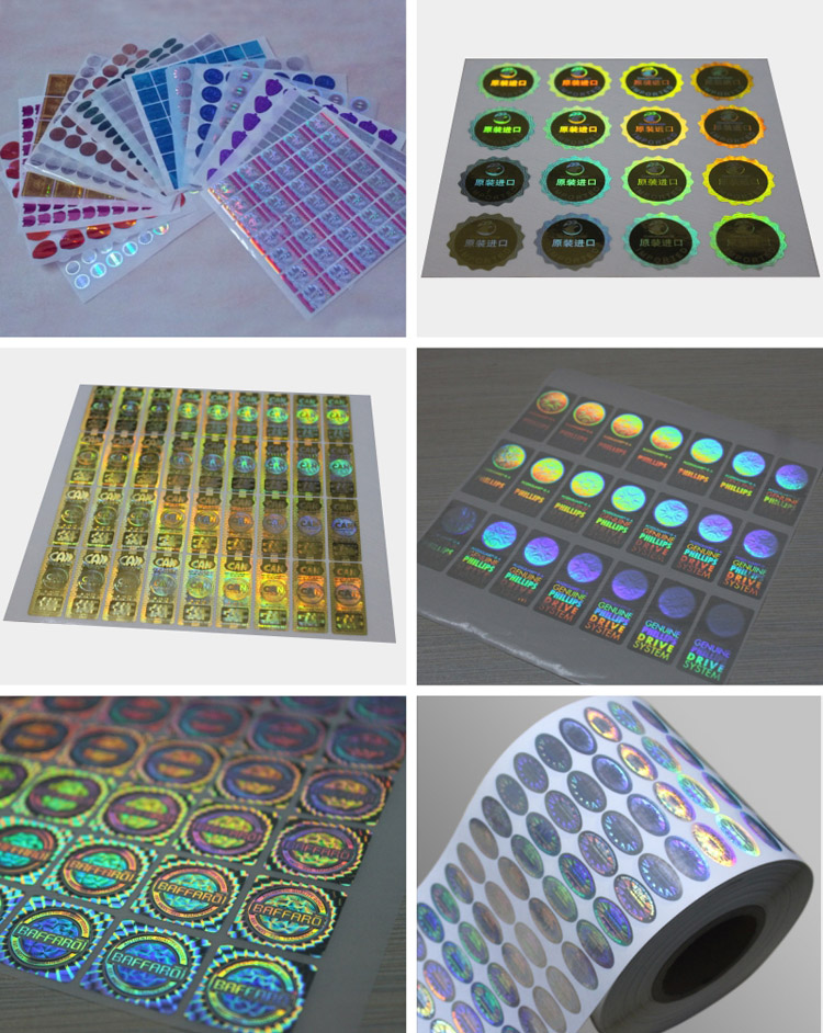 Security Anti-Fake 3D Laser Holographic Sticker