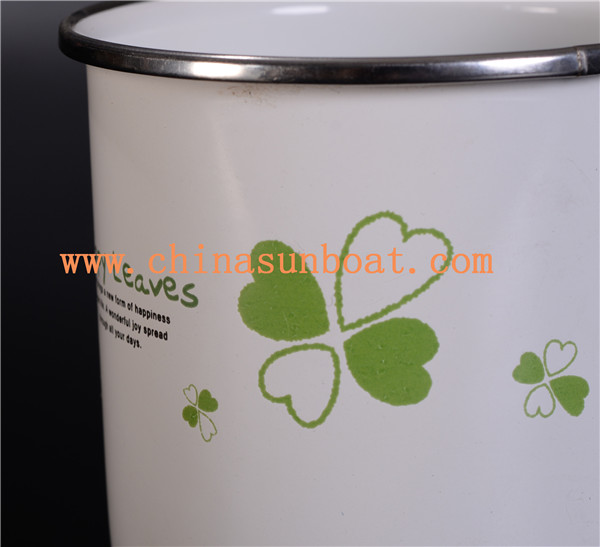 Sunboat Enamel Milk Cup Enamel Mug Enamel Cup Tableware Kitchenware/ Kitchen Appliance