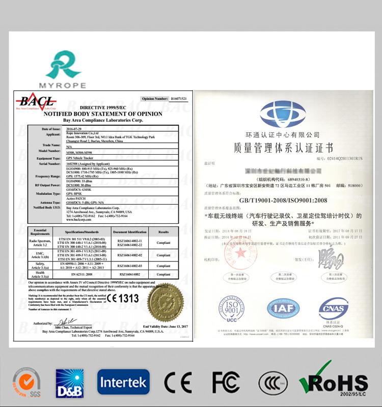 3G WCDMA GPS Tracker with RoHS Ce FCC Certification