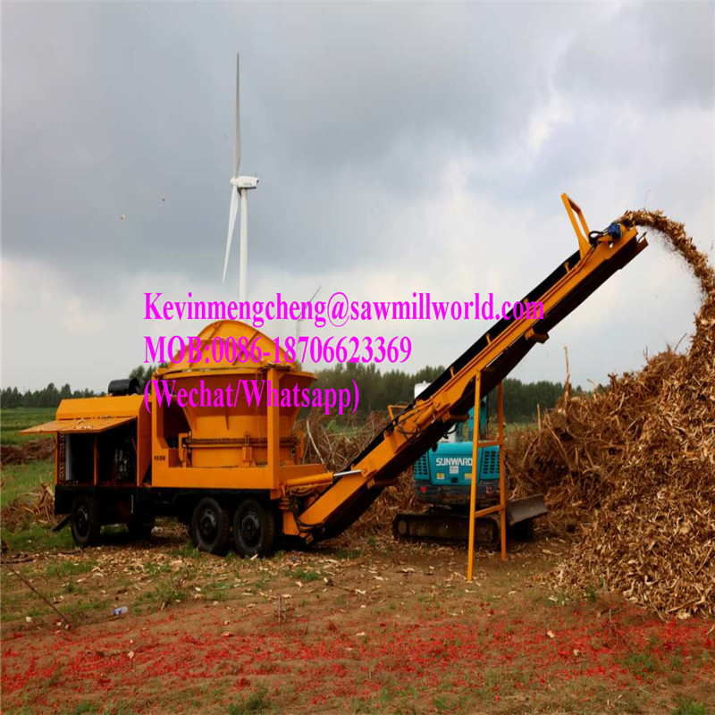 Diesel Engine Wood Chipper Stump Shredder Price Branch Crusher Machine Made in China