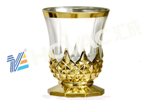 Glass Cup Golden Coating Machine, Glass Bottle Vacuum Metallizing Machine