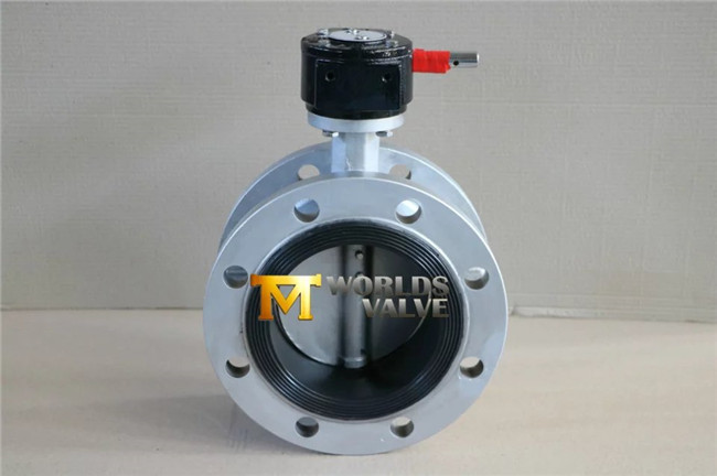 Double Flanged Ss304 Ss316 Ss316L Butterfly Valve for Water (D41X-10/16)