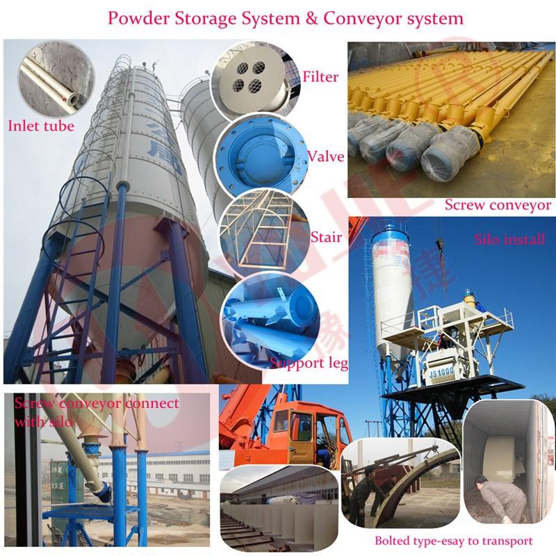 Ton Steel Cement Silo for Concrete Batching Plant (bulk material)