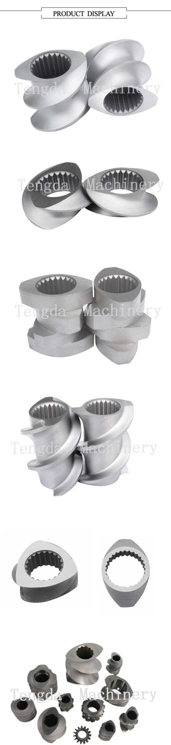 W6mo5cr4V2 Material Element for Twin Screw Plastic Extruder